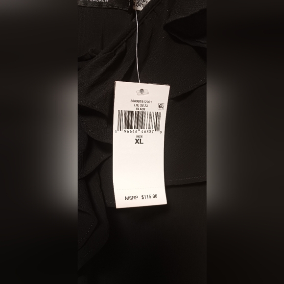 Women's ruffle Ralph lauren blouse new - Picture 3 of 4